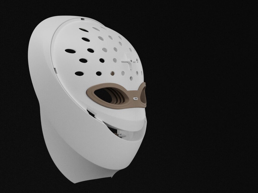 피부주름개선-LED마스크-디자인개발-기구설계-시제품제작