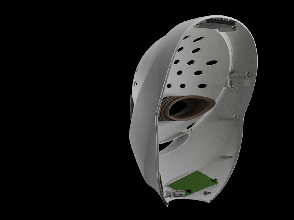 피부주름개선-LED마스크-디자인개발-기구설계-시제품제작